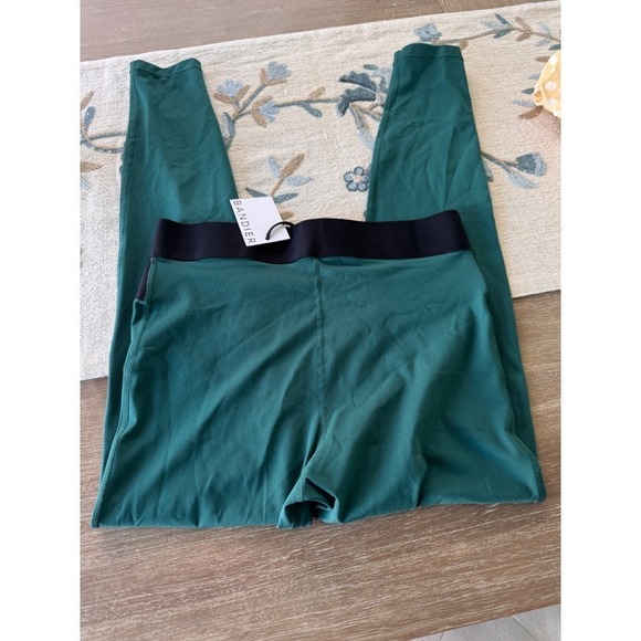 Le Ore Crossover Leggings High Waist Yoga Pants Athletic Green Size XS - Picture 11 of 13